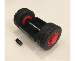 Upscaled wheels on 2x2 plate