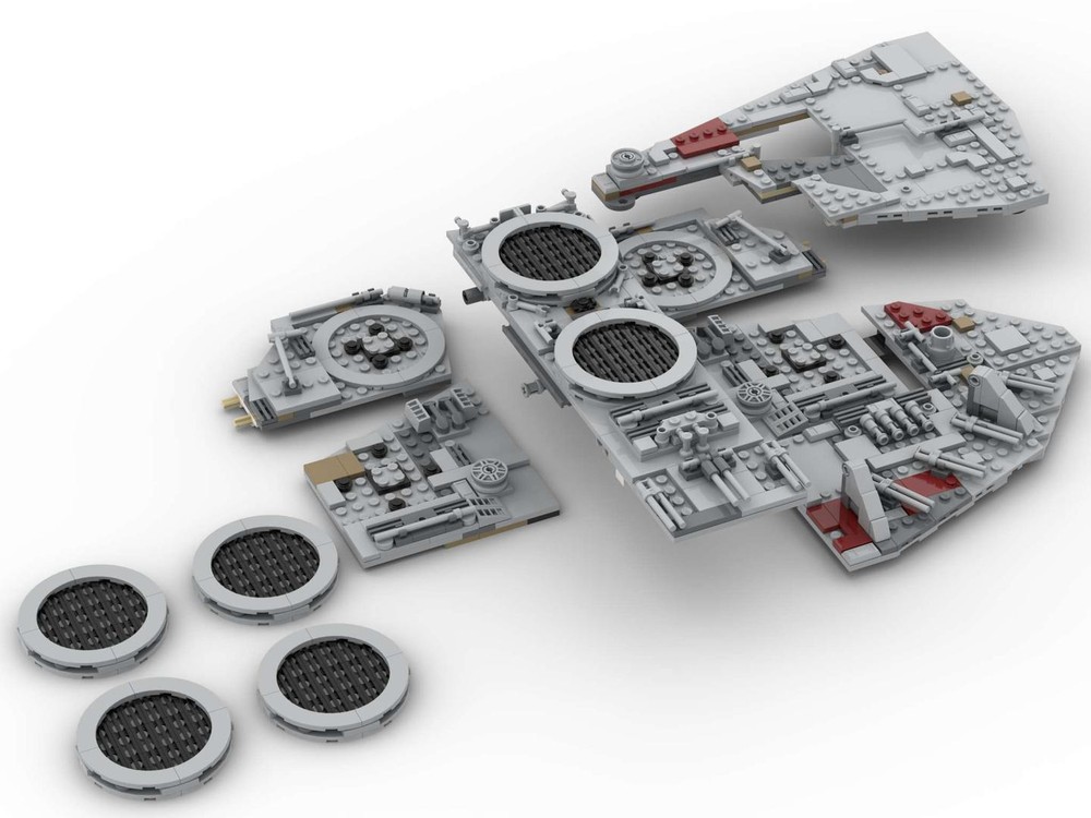Lego Lock_ UCS Millennium Falcon Rear Panels