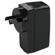 Electric Adapter / Transformer, USB, Type I (AU & NZ) Type 2 / Black