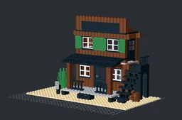 Retro style western gun store