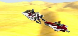 Speeder with Support Crew
