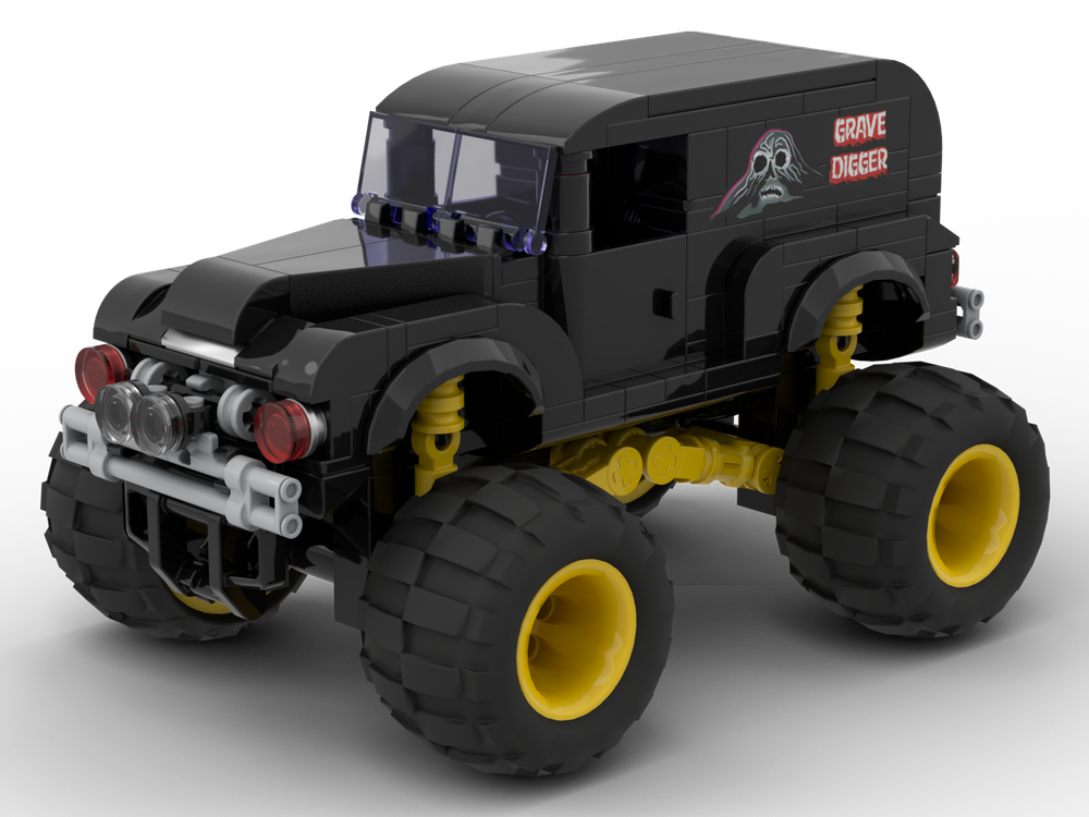 Lego Grave Digger 1 Monster Truck