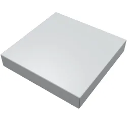 Tile 2 x 2 with Groove / Light Bluish Gray