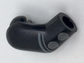 Lego Arm, Right with Silver Buttons Pattern