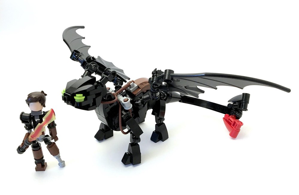 Lego Toothless - How to Train Your Dragon