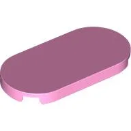 Tile Round 2 x 4 / Bright Pink