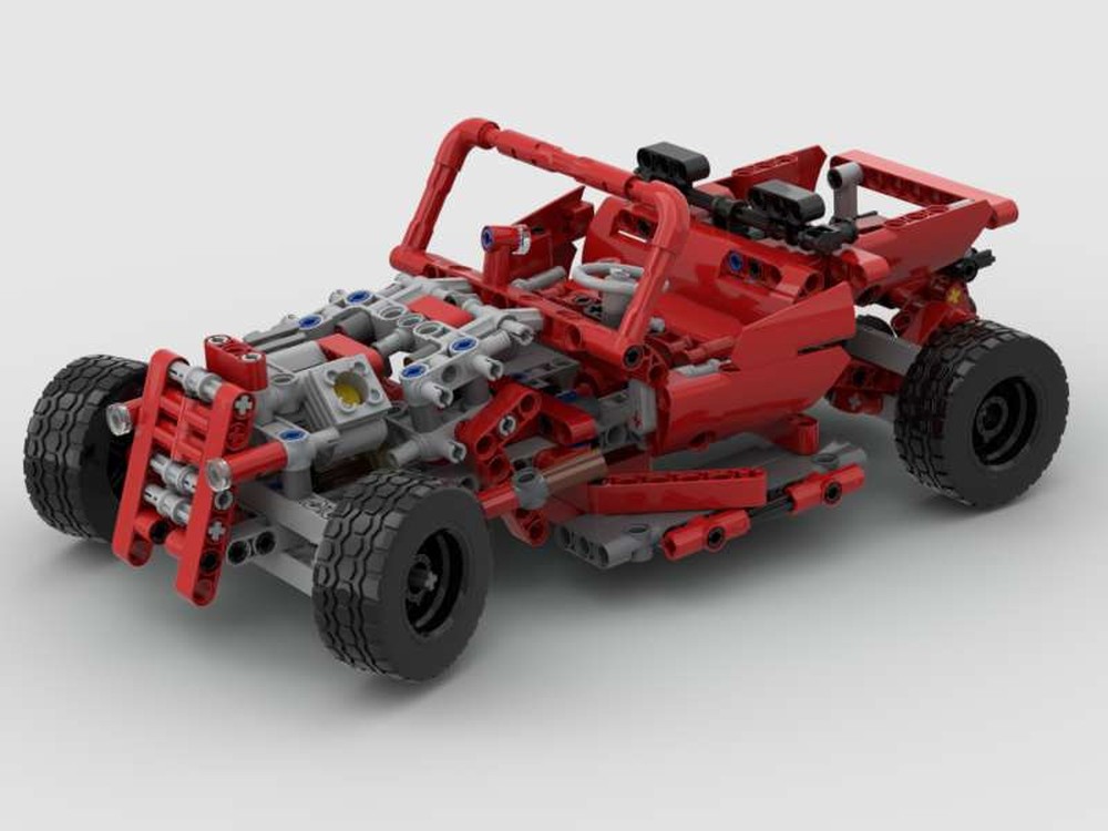 Lego Rat Rod - 42075 D-Model