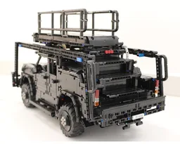 SWAT vehicle with attack platform