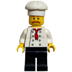 Chef, Red Neckerchief, Black Legs, Moustache
