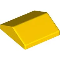 Brick Sloped 33° 2 x 2 Double / Yellow
