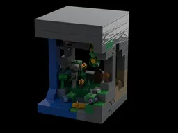 lush cave display