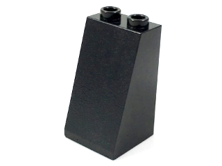 Lego Slope 75 2 x 2 x 3 - Hollow Studs / Black