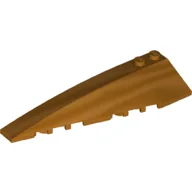 Brick Wedged, Curved 10 x 3 Left / Metallic Gold