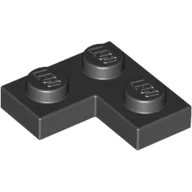 Plate 2 x 2 Corner / Black