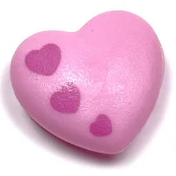 Clikits Icon, Heart 2 x 2 Large with Pin, 3 Dark Pink Hearts Print / Bright Pink