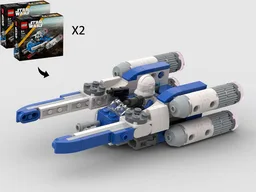 U Wing Microfighter - Alternate Build of 2 x 75391 Captain Rex Y Wing Microfighter