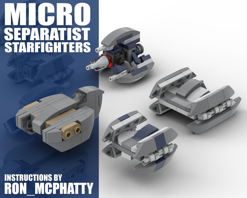 Lego Micro Separatist CIS Starfighters
