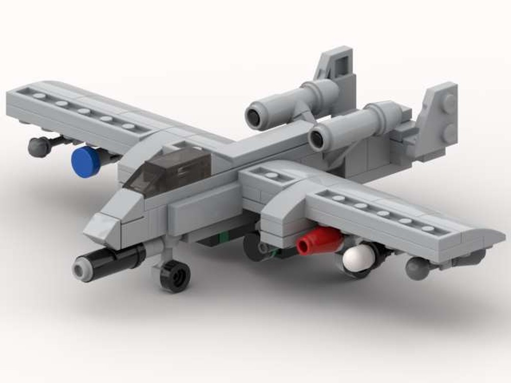 Lego A-10 Thunderbolt (''Warthog'') mini v3