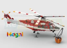 Helicopter Elicottero AW 139 italian fire brigade Vigili del fuoco drago