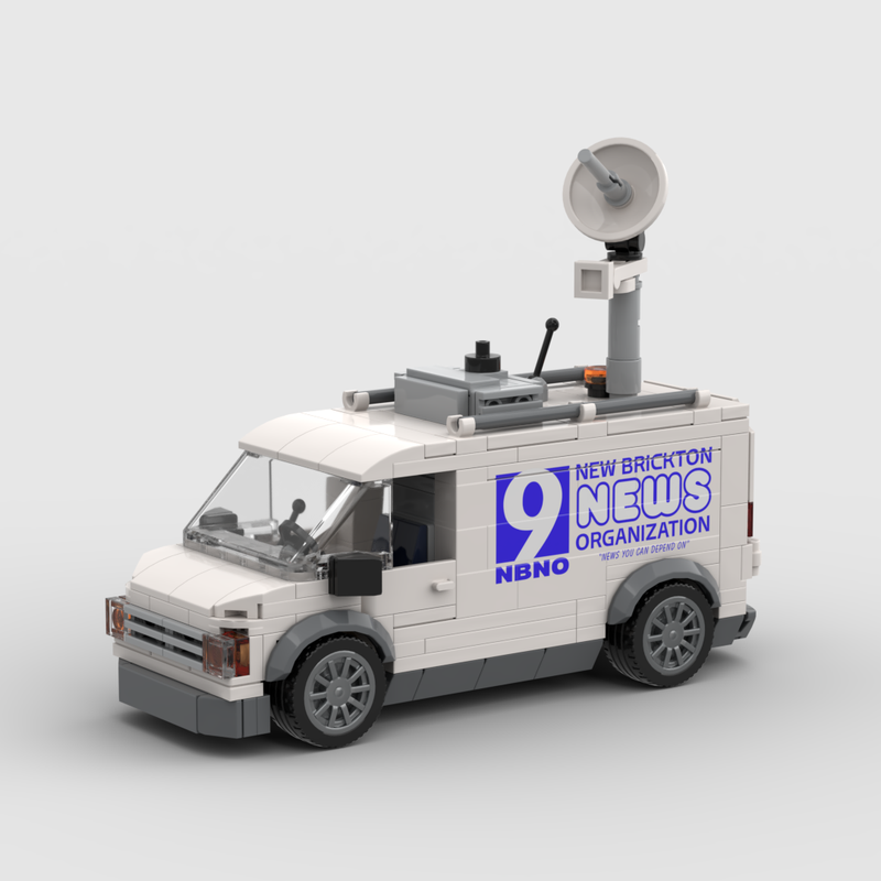 Lego Mobile News Van (Production Truck)