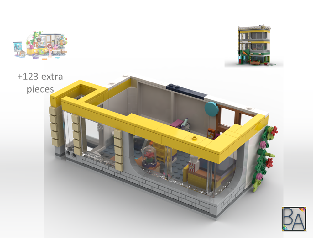 Lego Heartlake Apartments - Aliya's Apt Floor - Compatible with MOC-120442