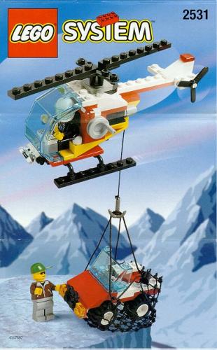 Lego Rescue Helicopter and Jeep