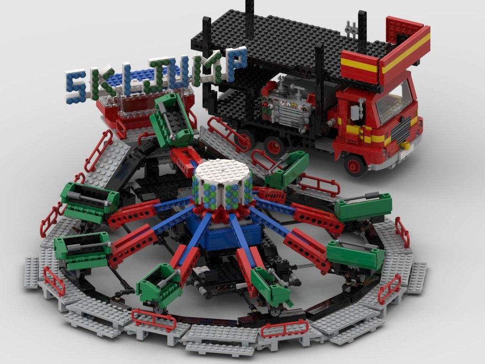 Lego Fairground Ski Jump ride
