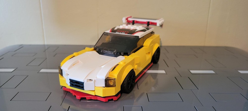 Lego White-Yellow Hatchback