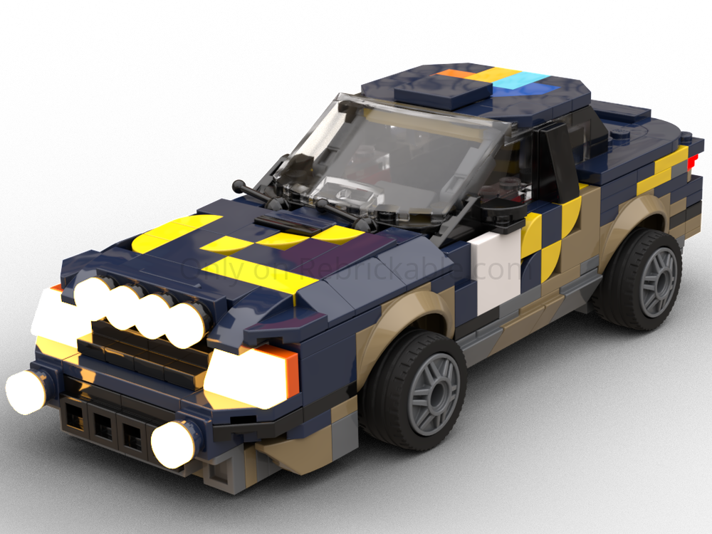 Lego Subaru Legacy'93-NEW ZEALAND Rally / Colin McRae's 1993 Subaru Legacy RS / 'FIRST WIN' (LiTE series, class Legacy)