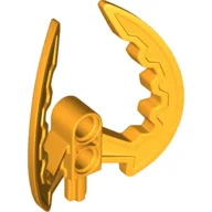 Large Figure Weapon, Claw, Climbing Claw / Kodan Ball Half (Toa Nuva) / Bright Light Orange