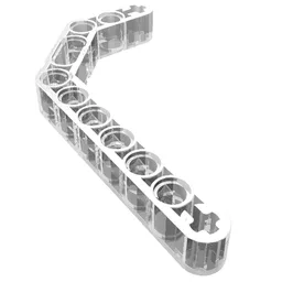 Technic Beam 1 x 11.5 Double Bent Thick / Trans-Clear