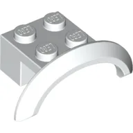 Wheel Arch, Mudguard 4 x 2 1/2 x 1 / White