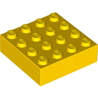 Brick Magnet, 4 x 4 / Yellow