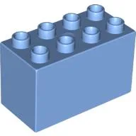 Duplo Brick 2 x 4 x 2 / Medium Blue