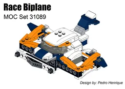 Race Biplane - MOC 31089