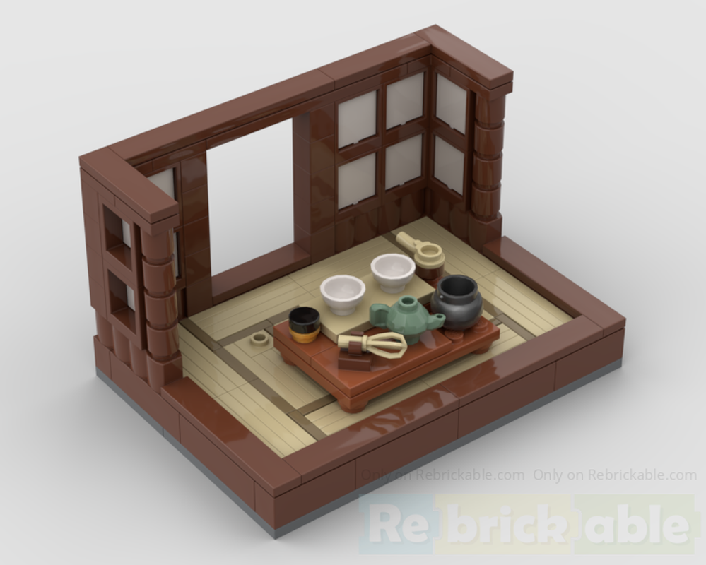 Lego Japanese Tea Room