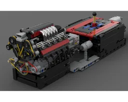 V10 engine model
