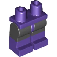 Hips with Black Legs and Dark Purple Boots Pattern / Dark Purple