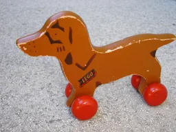 Wooden Pull-Along - Dog, Small (Series 6) {Hund}