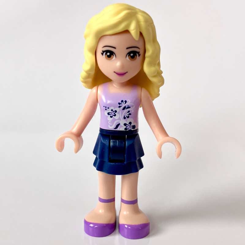 Lego Danielle - Lavender Top, Dark Blue Skirt