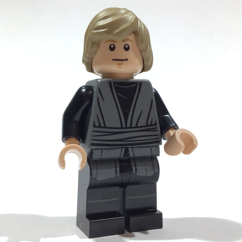 Lego Luke Skywalker, Dark Bluish Gray Robes, Dark Tan Hair