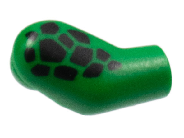 Lego Arm, Right with Black Scales Pattern