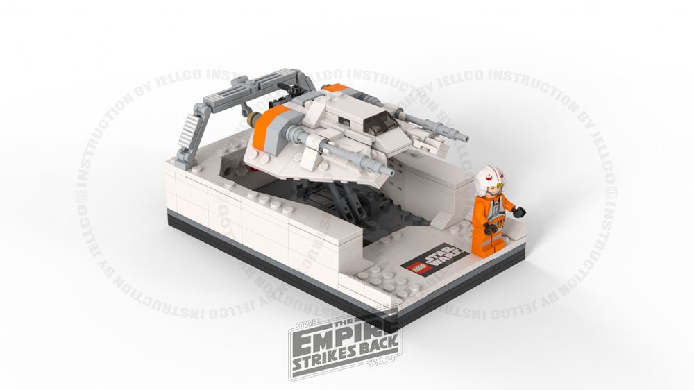 Lego Micro T-47 Snowspeeder 2025 Renewed Version