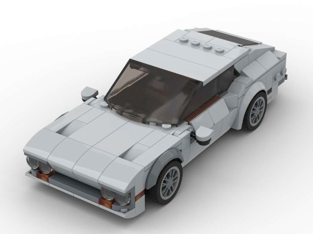 Lego 1972 Raging Bull Jarama - Light Bluish Gray - 8 Stud Speed Champions