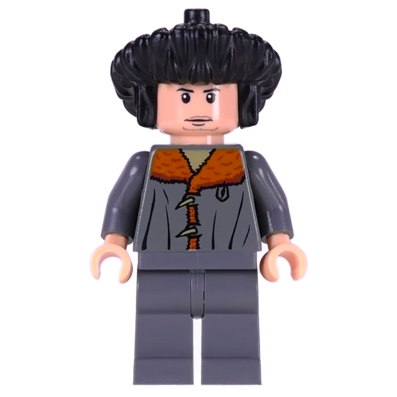 Lego Viktor Krum, Dark Bluish Gray Outfit, Hat