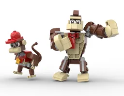 Donkey Kong and Diddy Kong