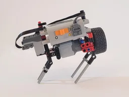Steerable Vibration-Powered Walker
