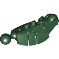 Lego Large Figure Skeletal, Limb, Plated with 2 Ball Joints (Piraka) / Dark Green