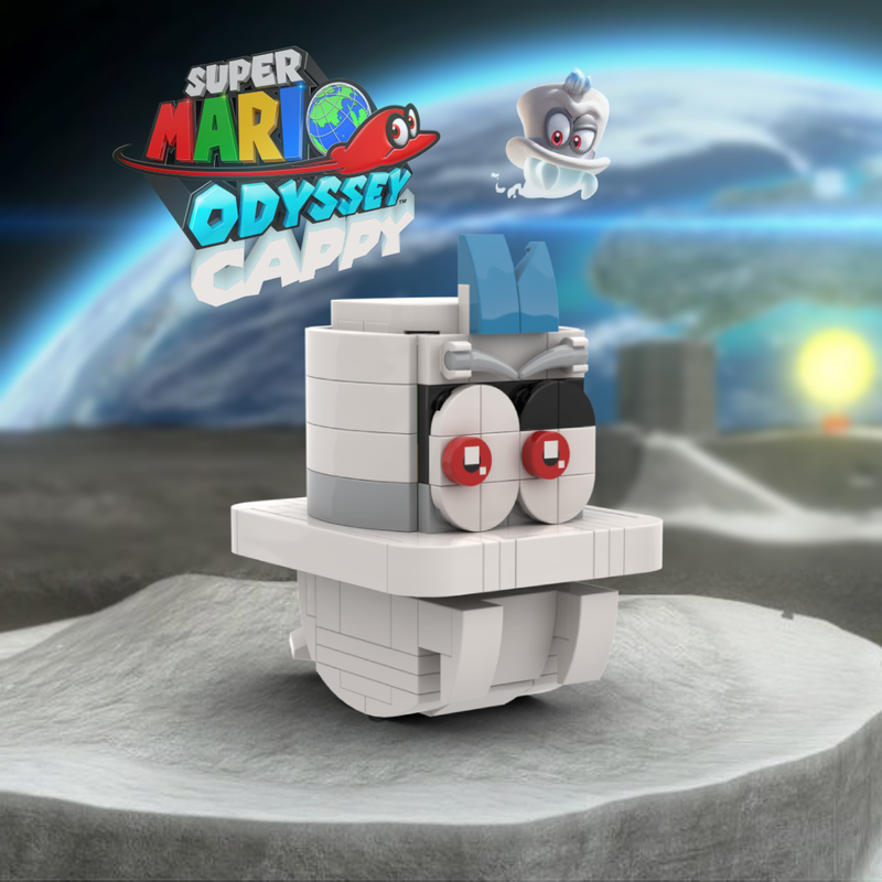 Lego Cappy from Super Mario Odyssey