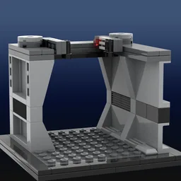 Dark trooper attack diorama